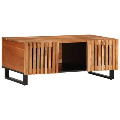 vidaXL Couchtisch 100x55x40 cm Massivholz Akazie