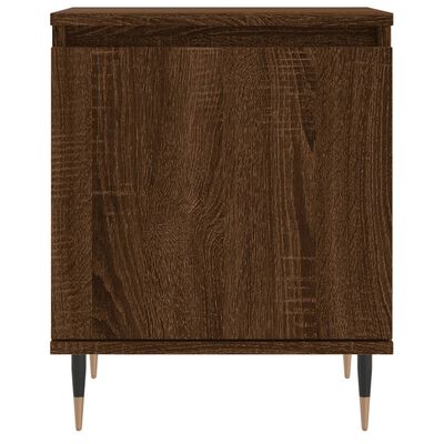 vidaXL Nachttische 2 Stk. Braun Eichen-Optik 40x30x50 cm Holzwerkstoff