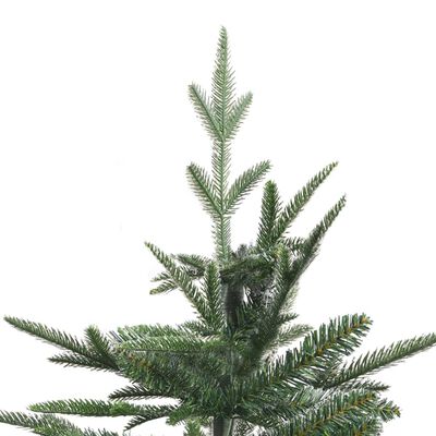 vidaXL Künstlicher Weihnachtsbaum mit Beleuchtung 180 cm Grün PVC & PE