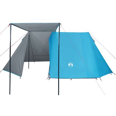 vidaXL Campingzelt 3 Personen Blau Wasserfest