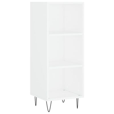 vidaXL Highboard Hochglanz-Weiß 34,5x32,5x180 cm Holzwerkstoff