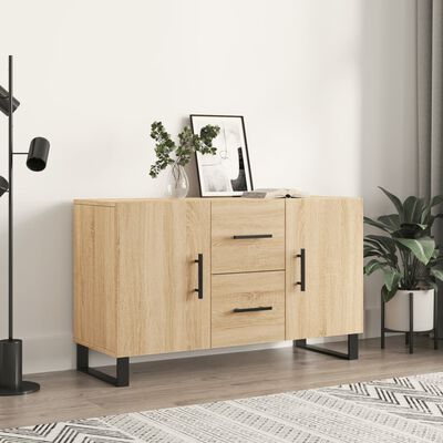 vidaXL Sideboard Sonoma-Eiche 100x36x60 cm Holzwerkstoff