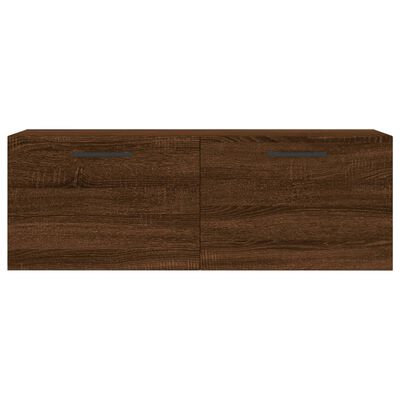 vidaXL Wandschrank Braun Eichen-Optik 100x36,5x35 cm Holzwerkstoff