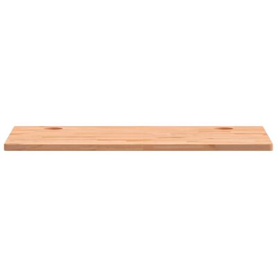 vidaXL Schreibtischplatte 100x60x2,5 cm Massivholz Buche