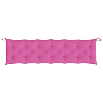 vidaXL Gartenbank-Auflage Rosa 200x50x7 cm Stoff