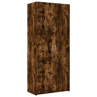 vidaXL Hochschrank Räuchereiche 80x42,5x225 cm Holzwerkstoff