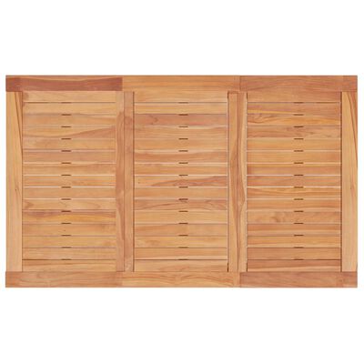 vidaXL Garten-Esstisch 150x90x75 cm Massivholz Teak