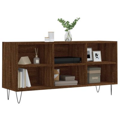 vidaXL TV-Schrank Braun Eichen-Optik 103,5x30x50 cm Holzwerkstoff