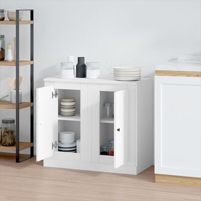 vidaXL Sideboards 2 Stk. Weiß 37,5x35,5x67,5 cm Holzwerkstoff