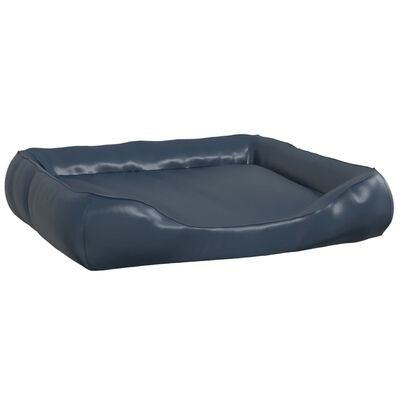 vidaXL Hundebett Dunkelblau 80x68x23 cm Kunstleder