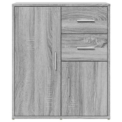 vidaXL Sideboard Grau Sonoma-Eiche 60x31x70 cm Holzwerkstoff