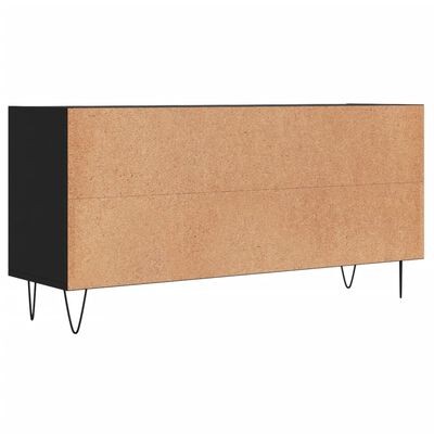 vidaXL TV-Schrank Schwarz 103,5x30x50 cm Holzwerkstoff