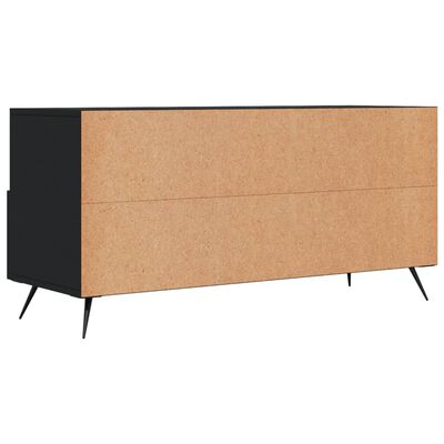 vidaXL TV-Schrank Schwarz 102x36x50 cm Holzwerkstoff