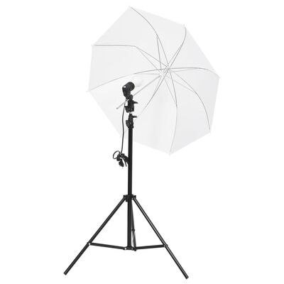 vidaXL Fotostudio-Set mit Leuchten, Hintergrund und Reflektor