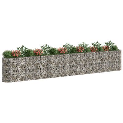 vidaXL Gabionen-Hochbeet Verzinktes Eisen 610x50x100 cm