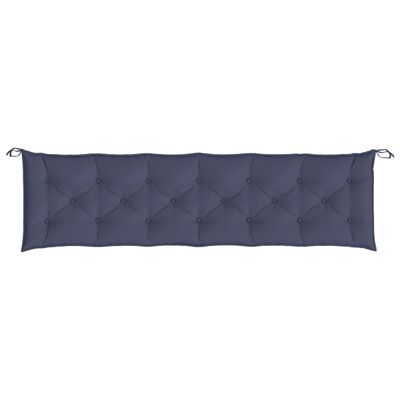 vidaXL Gartenbank-Auflage Marineblau 200x50x7 cm Oxford-Gewebe