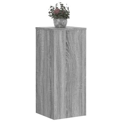 vidaXL Pflanzenständer 2 Stk. Grau Sonoma 30x30x70 cm Holzwerkstoff