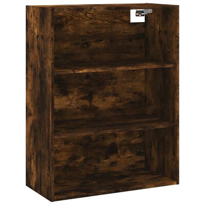 vidaXL Highboard Räuchereiche 69,5x34x180 cm Holzwerkstoff