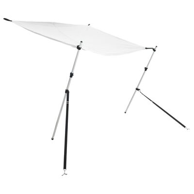 vidaXL T-Top-Beschattungsverlängerung Weiß 170x208x(115-183) cm