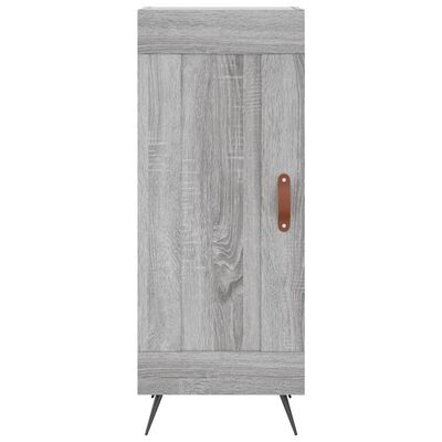 vidaXL Highboard Grau Sonoma 34,5x34x180 cm Holzwerkstoff