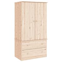 vidaXL Kleiderschrank ALTA 90x55x170 cm Massivholz Kiefer