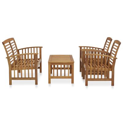 vidaXL 4-tlg. Garten-Lounge-Set Massivholz Akazie