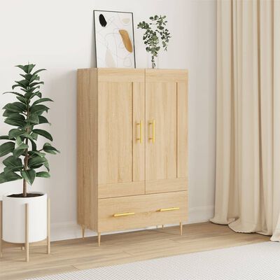 vidaXL Highboard Sonoma-Eiche 69,5x31x115 cm Holzwerkstoff