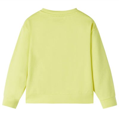 Kinder-Sweatshirt Gelb 140