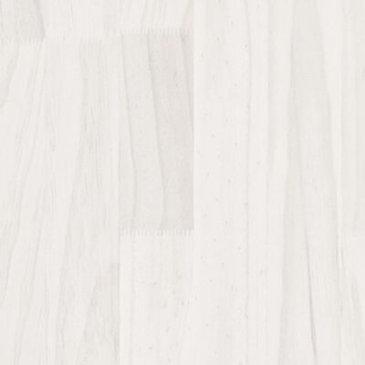 vidaXL Sideboard Weiß 70x33x76 cm Massivholz Kiefer