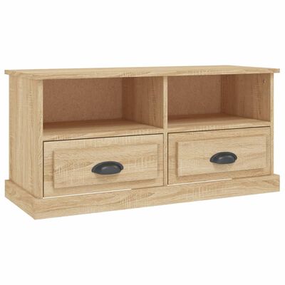 vidaXL TV-Schrank Sonoma-Eiche 93x35,5x45 cm Holzwerkstoff