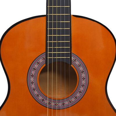 vidaXL 8-tlg. Klassikgitarren-Set für Anfänger 3/4 36"