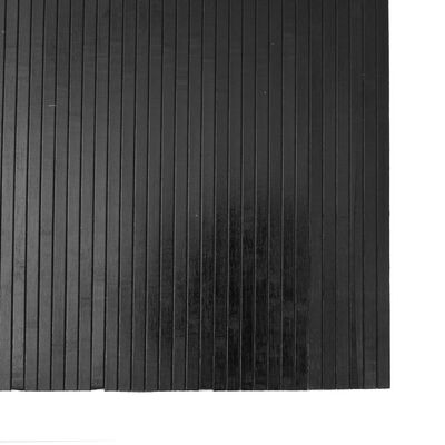 vidaXL Teppich Rechteckig Grau 80x200 cm Bambus