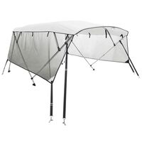 vidaXL 3-Bow Bimini-Top mit Mesh-Seitenteilen 183x(137-152)x137 cm