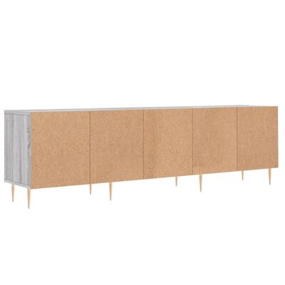 vidaXL TV-Schrank Grau Sonoma 150x30x44,5 cm Holzwerkstoff