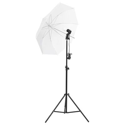 vidaXL Fotostudio-Set mit Leuchten, Hintergrund und Reflektor