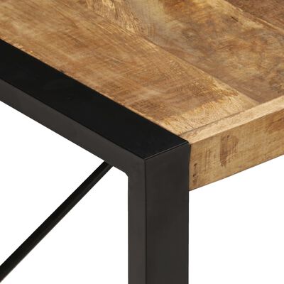 vidaXL Couchtisch 180x90x40 cm Raues Mangoholz