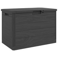 vidaXL Outdoor-Kissenbox Anthrazit 77,5x44,5x53 cm Polypropylen