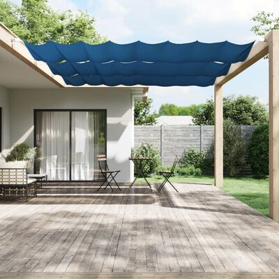 vidaXL Senkrechtmarkise Blau 180x360 cm Oxford-Gewebe