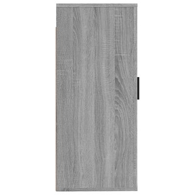 vidaXL TV-Wandschrank Grau Sonoma 40x34,5x80 cm