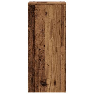 vidaXL Pflanzenständer 2 Stk. Altholz-Optik 30x30x70 cm Holzwerkstoff