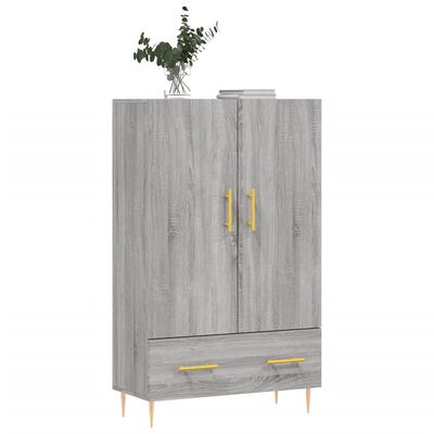 vidaXL Highboard Grau Sonoma 69,5x31x115 cm Holzwerkstoff