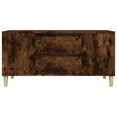 vidaXL TV-Schrank Räuchereiche 102x44,5x50 cm Holzwerkstoff