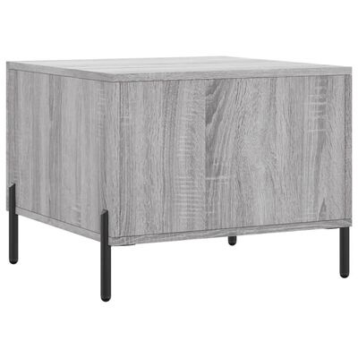 vidaXL Couchtisch Grau Sonoma 50x50x40 cm Holzwerkstoff