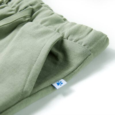 Kindershorts mit Kordelzug Helles Khaki 104