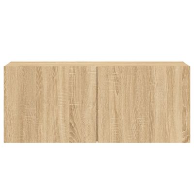 vidaXL TV-Wandschrank Sonoma-Eiche 100x30x41 cm