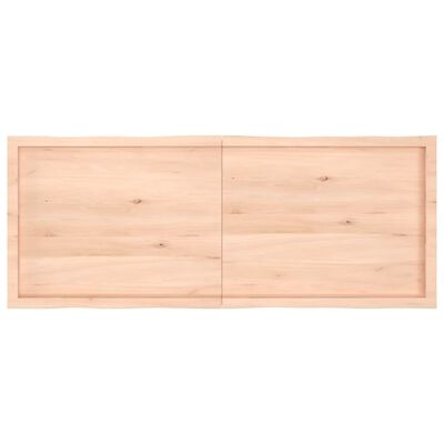 vidaXL Tischplatte 160x60x(2-6) cm Massivholz Unbehandelt Baumkante