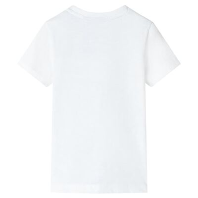 Kinder-T-Shirt Ecru 116