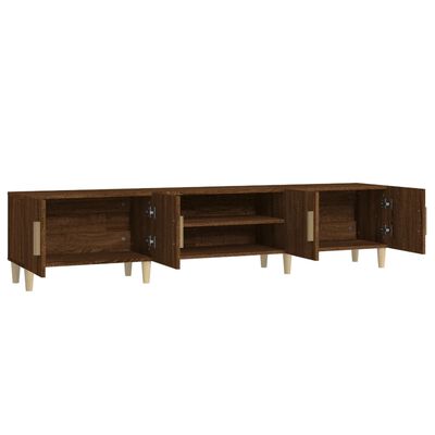 vidaXL TV-Schrank Braun Eichen-Optik 180x31,5x40 cm Holzwerkstoff