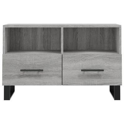 vidaXL TV-Schrank Grau Sonoma 80x36x50 cm Holzwerkstoff