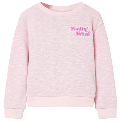 Kinder-Sweatshirt Helllila 128